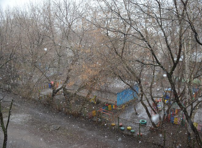 В МЧС сообщили, сколько продлится апрельский снегопад в Рязани
