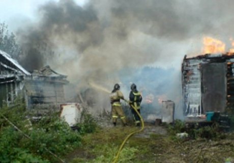В Шацком районе произошел пожар в жилом доме