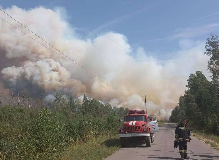 Пришедший из Мордовии лесной пожар уничтожил 11 домов в Нижегородской области