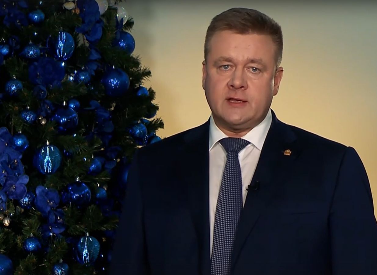 Опубликовано новогоднее видеопоздравление губернатора Рязанской области