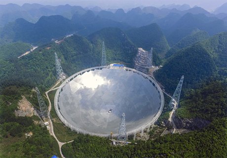 В Китае построили самый мощный в мире радиотелескоп