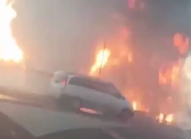 В Краснодарском крае взорвалась цистерна с газом (видео)