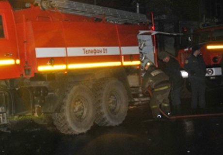 В Рязани на улице Крупской на пожаре пострадал человек