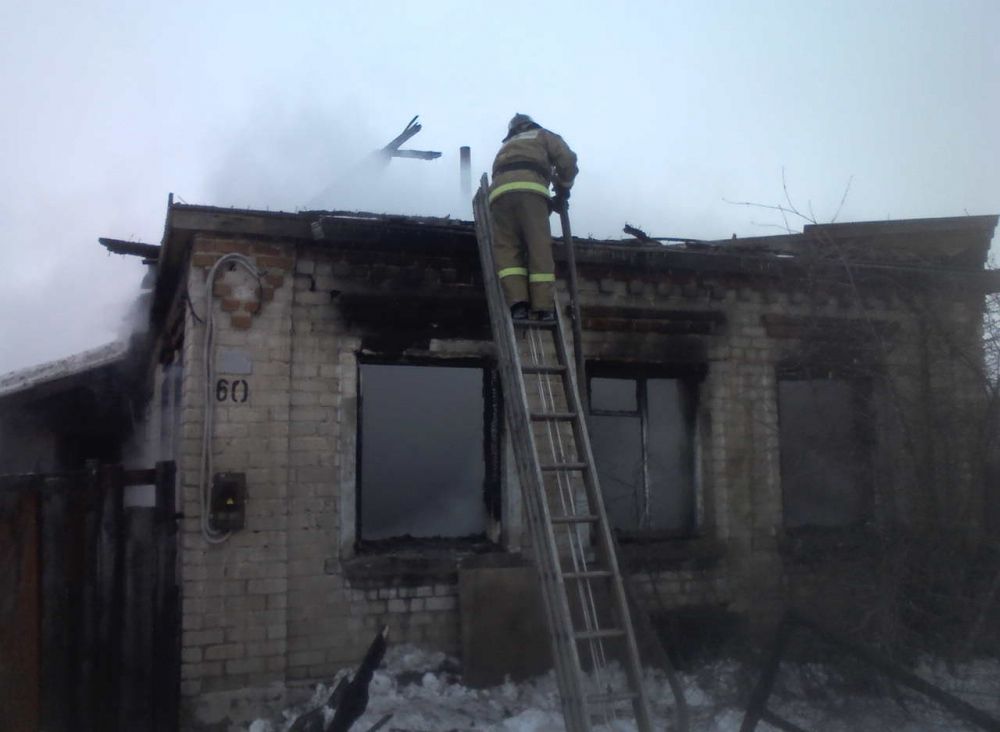 На пожаре в Спасске погибли два человека