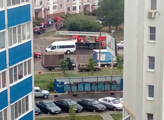 В Дашково-Песочне произошел пожар в многоэтажке