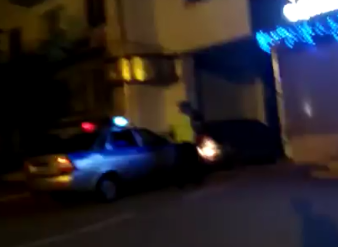 Опубликовано видео погони в центре Рязани