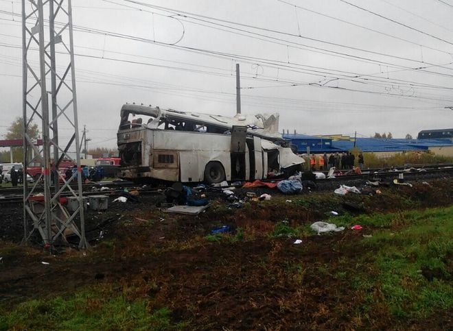 СК организовал проверку по факту столкновения поезда и автобуса под Владимиром