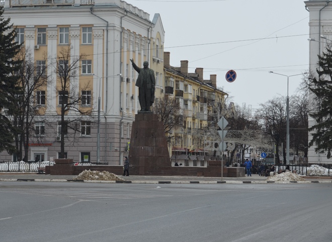 Площадь ленина рязань фото