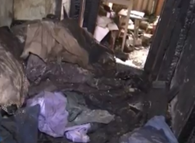 Рязанский телеканал показал кадры с места страшного пожара в Рязани