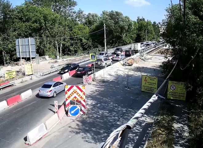 Движение по мосту через Трубеж планируют открыть до сентября