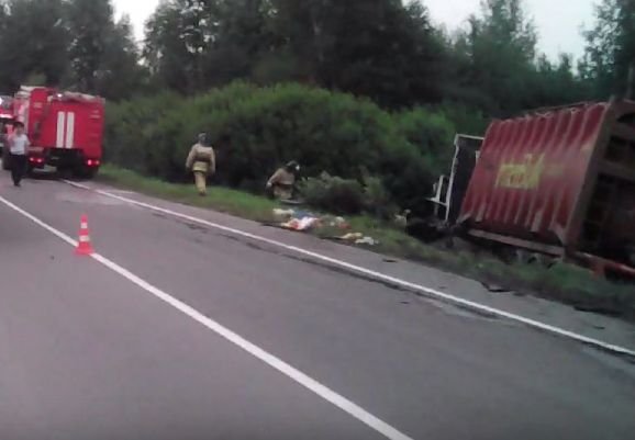 Опубликовано видео с места аварии, унесшей четыре жизни