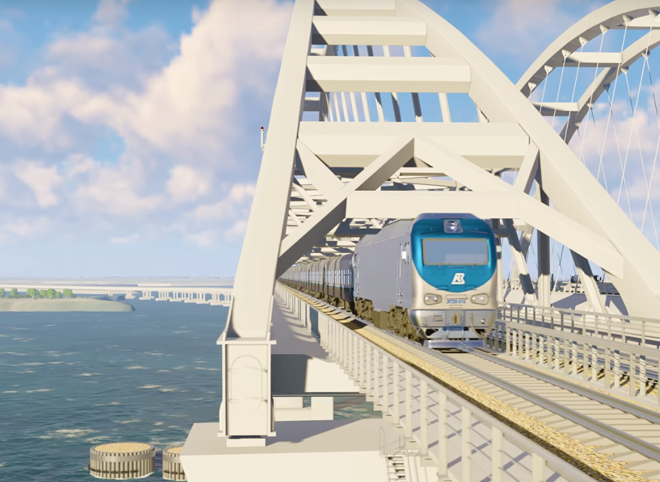 Создана точная 3D-модель арок Крымского моста