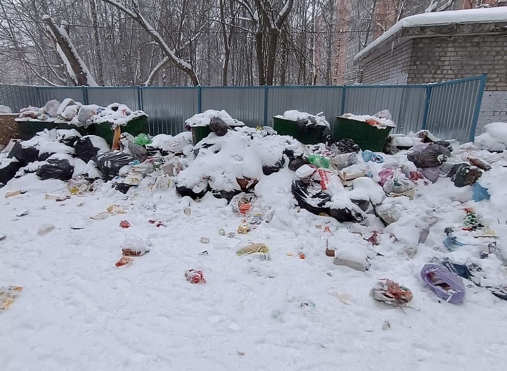 Рязанцы пожаловались на горы мусора во дворах на Советской Армии