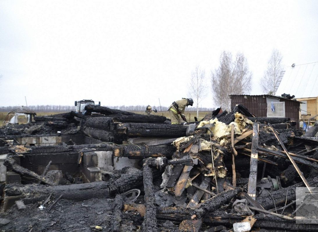 Появились новые подробности пожара в Шиловском районе, в котором погибли трое детей