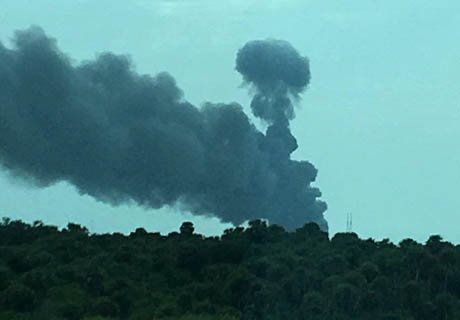 Ракета Falcon 9 взорвалась на старте во Флориде (видео)