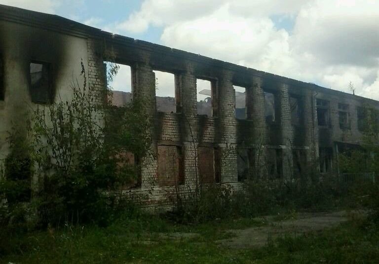В Кирицах сгорело старое здание школы