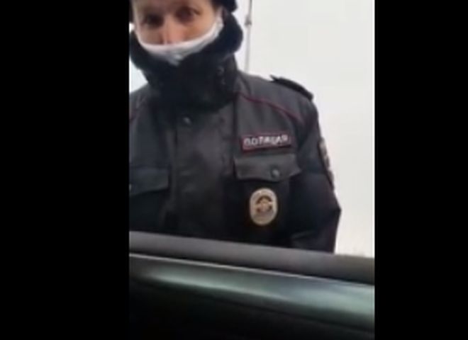 Полиция: беседа с водителем о самоизоляции происходила не в Рязанской области