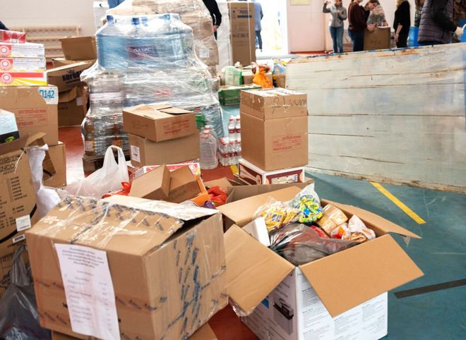 Из Рязанской области в Ростов-на-Дону отправили груз гуманитарной помощи
