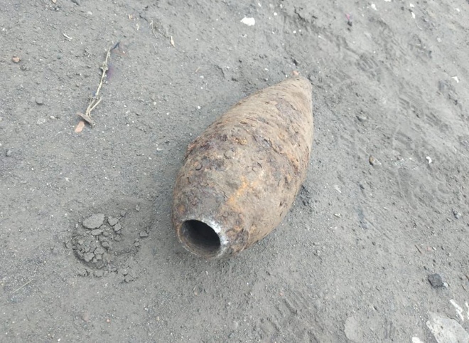 На стройке в Рязани нашли боеприпас времен Великой Отечественной войны