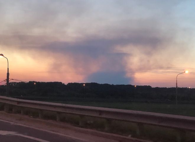 СМИ: лесной пожар на военном полигоне под Рязанью до сих пор не потушен