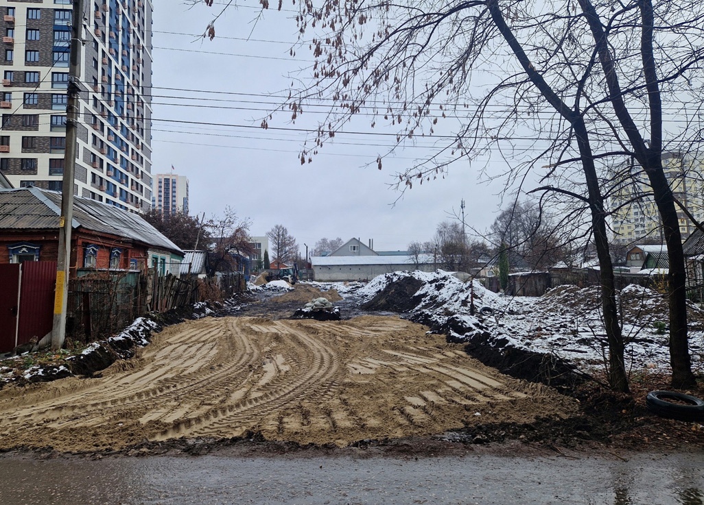 «Зеленый сад» строит новый участок дороги в Московском районе