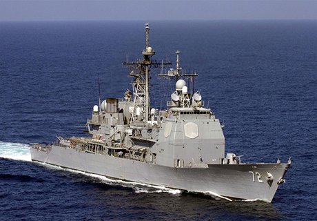 Американский крейсер «Велла Галф» вошел в Черное море