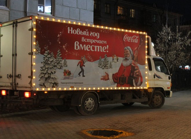 «Рождественский караван Coca-Cola» приедет на площадь Победы