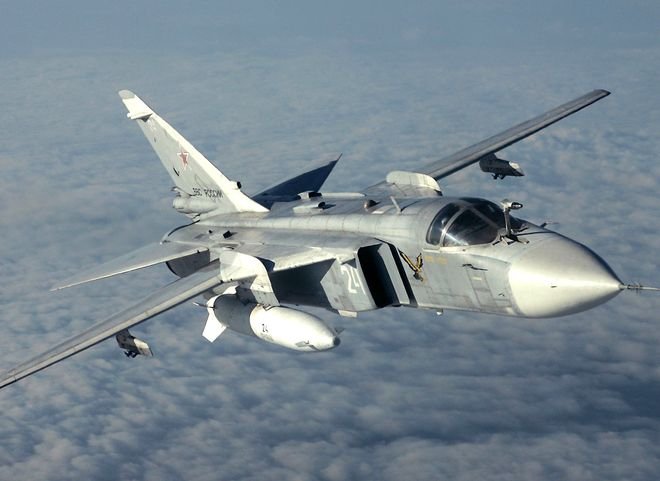 В Сирии разбился российский Су-24, экипаж погиб