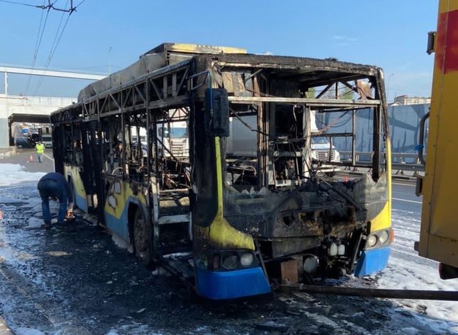 В мэрии прокомментировали загорание троллейбуса в Рязани