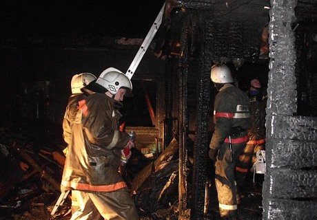 На пожаре в жилом доме под Рязанью пострадал человек