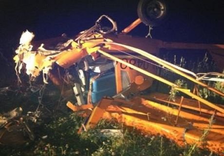 В Пензенской области упал самолет, пилот погиб (видео)
