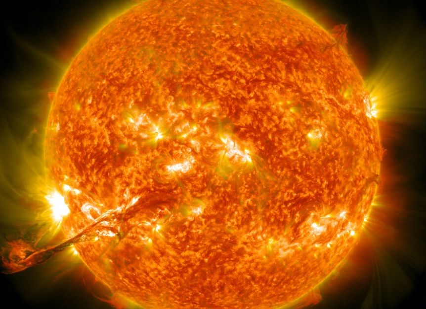 На Солнце произошел крупнейший взрыв за семь лет