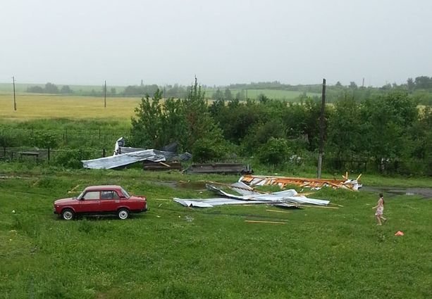 Фото: над Рязанской областью пронесся ураган