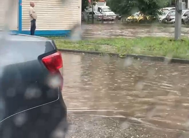 Канищево «ушло под воду» после дождя