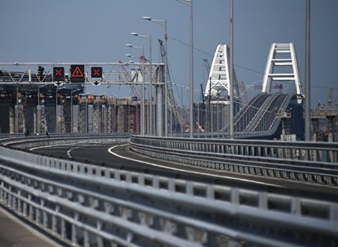Открыта автомобильная часть Крымского моста