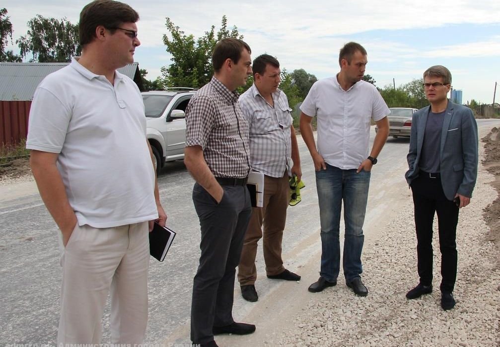 Булеков проинспектировал ремонт дорог в городе