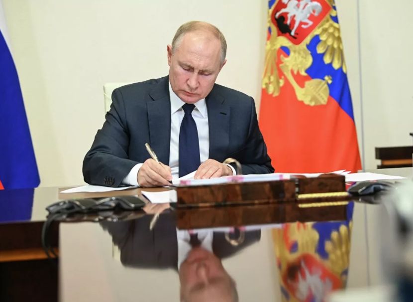 Путин подписал закон о статусе участников спецоперации на Украине