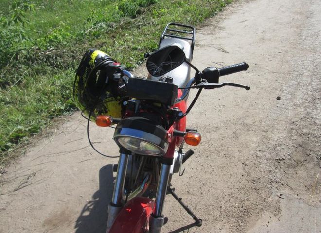 В Спасском районе 15-летний мотоциклист врезался в «Газель»