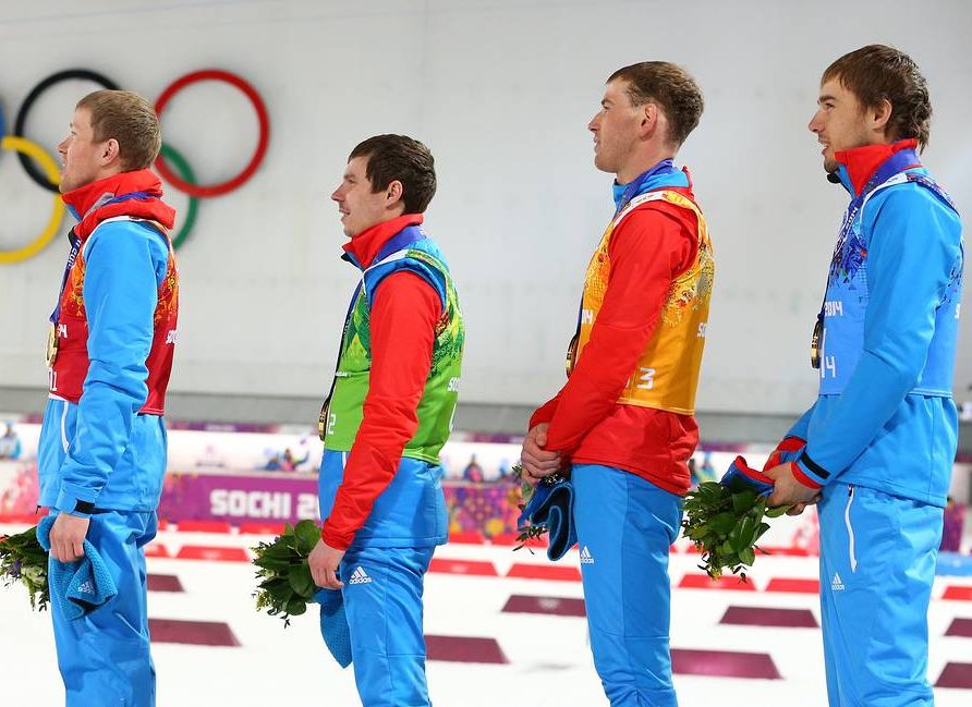 Россию лишили «золота» биатлонной эстафеты на Олимпиаде в Сочи
