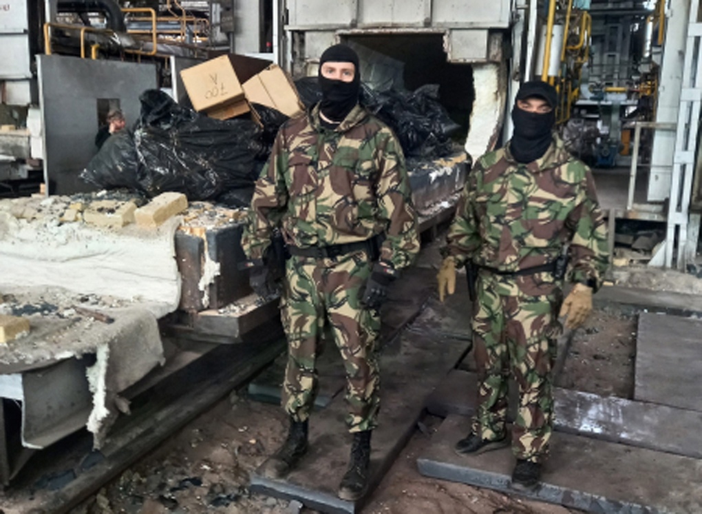 Сотрудники рязанской полиции сожгли 62 кг наркотиков