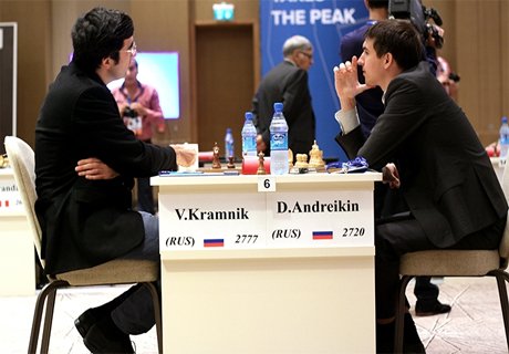 Андрейкин сыграл вничью с Крамником на Кубке мира