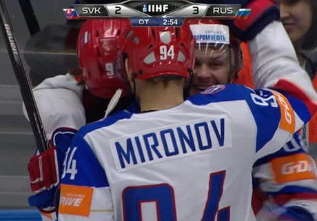 Команда России вышла в четвертьфинал ЧМ по хоккею