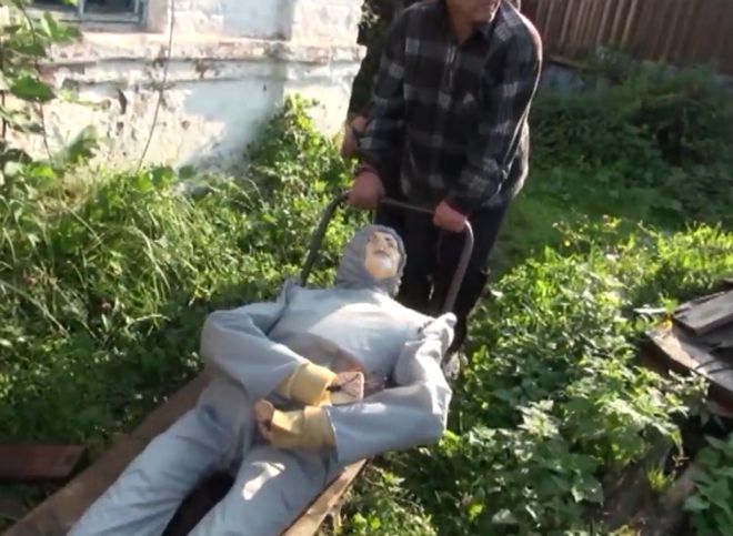 Рязанский телеканал показал кадры следственного эксперимента с касимовским серийным убийцей