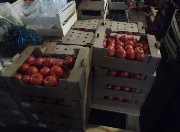 В Рязани раздавили полторы тонны овощей и фруктов