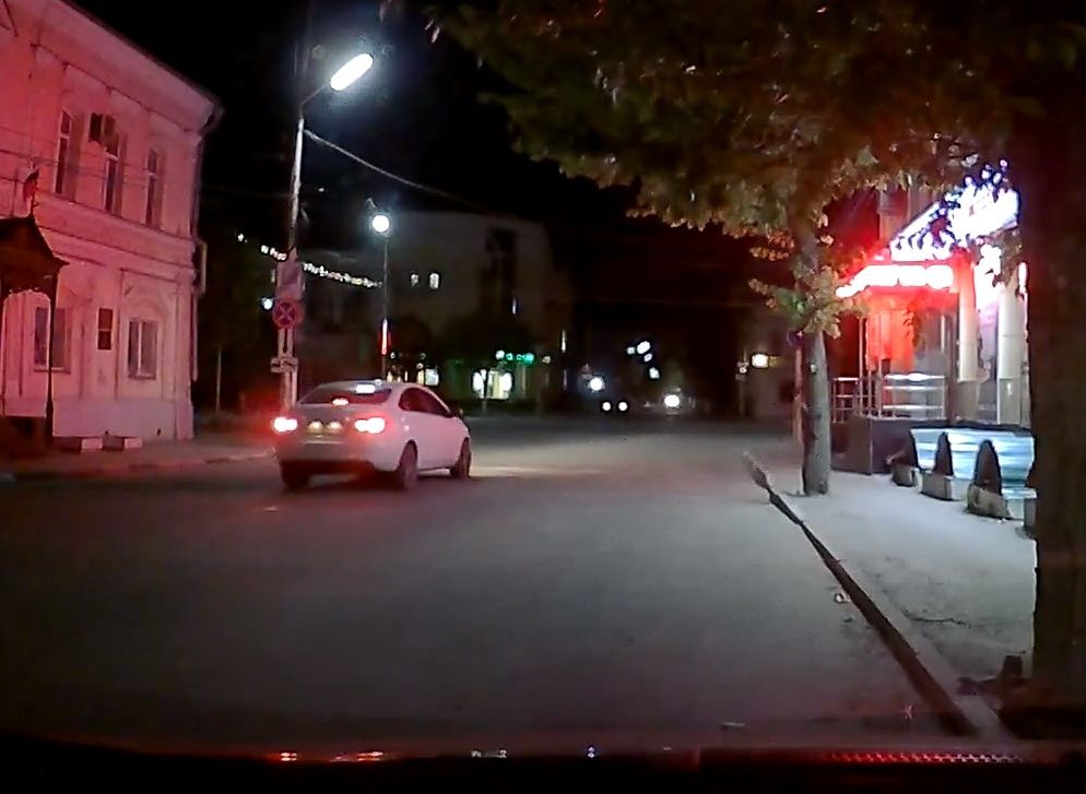 Гаишники поймали нарушителя на Первомайском проспекте (видео)