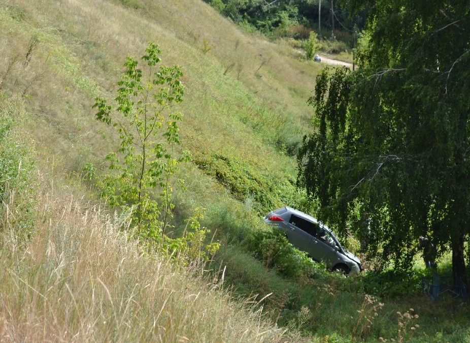 В Пронске автомобиль упал с 67-метрового обрыва