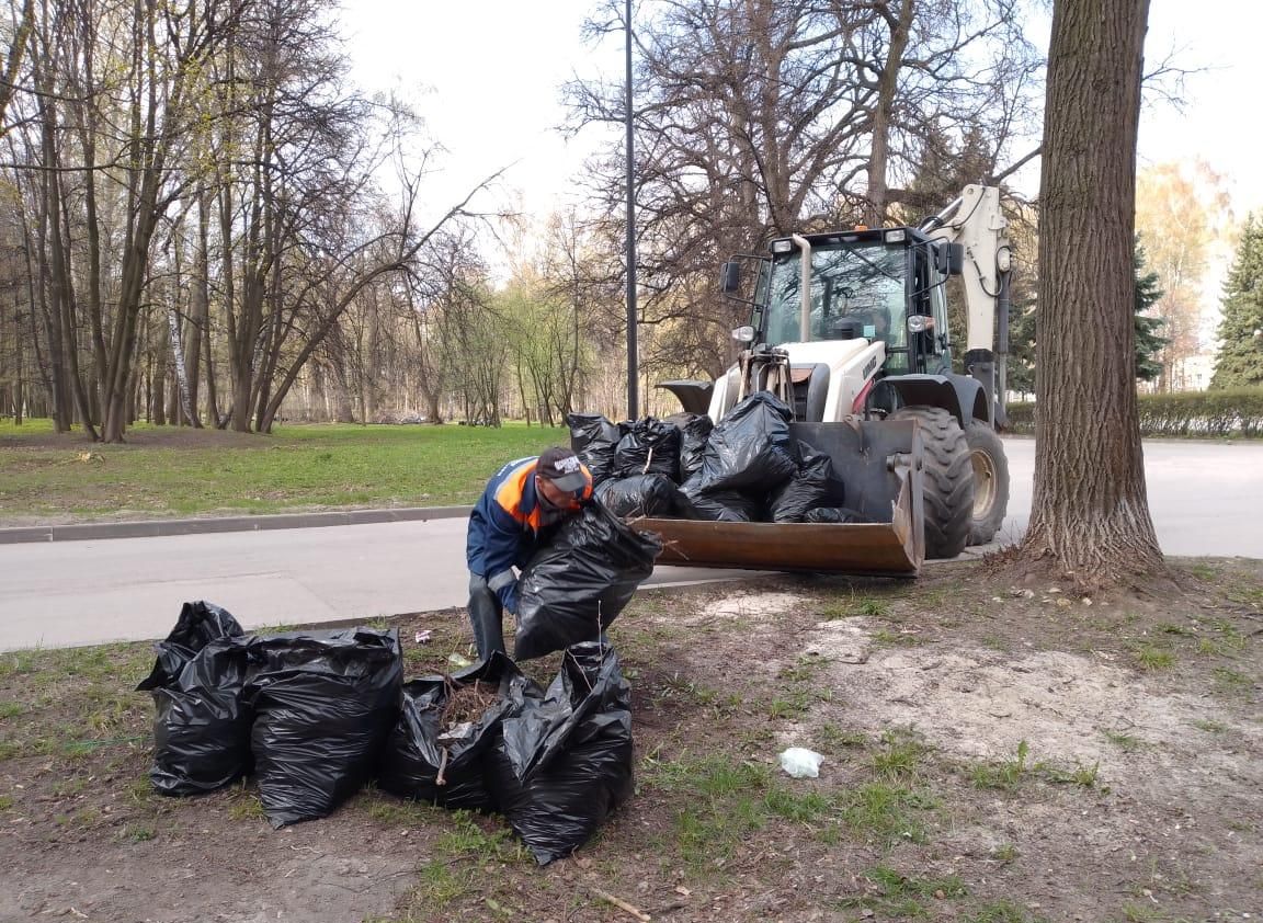 В рязанском ЦПКиО собрали 15 тыс. мешков мусора