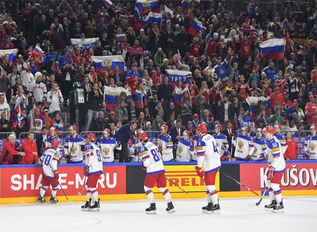 Россия разгромила Италию на ЧМ по хоккею со счетом 10:1