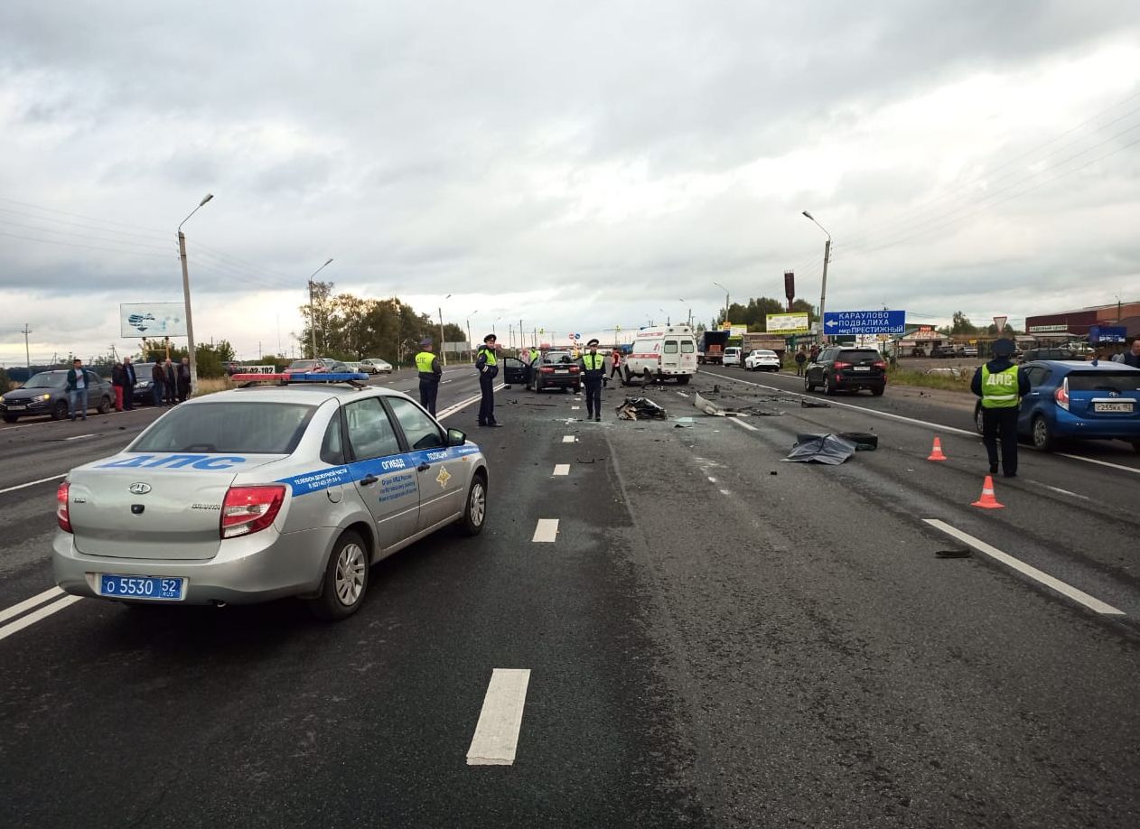 В ДТП на трассе М7 под Нижним Новгородом погибли пять человек