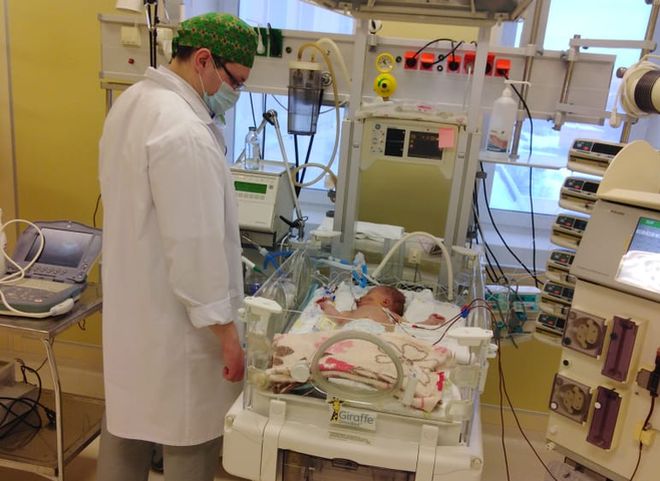 В Перинатальном центре спасли жизнь новорожденному с патологией